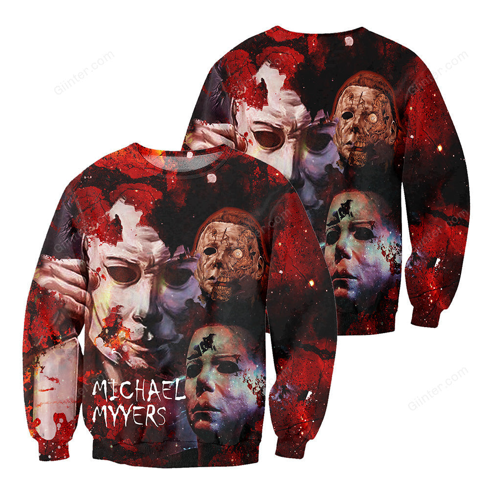 Michael Myers 3D All Over Printed Shirts For Men and Women 37
