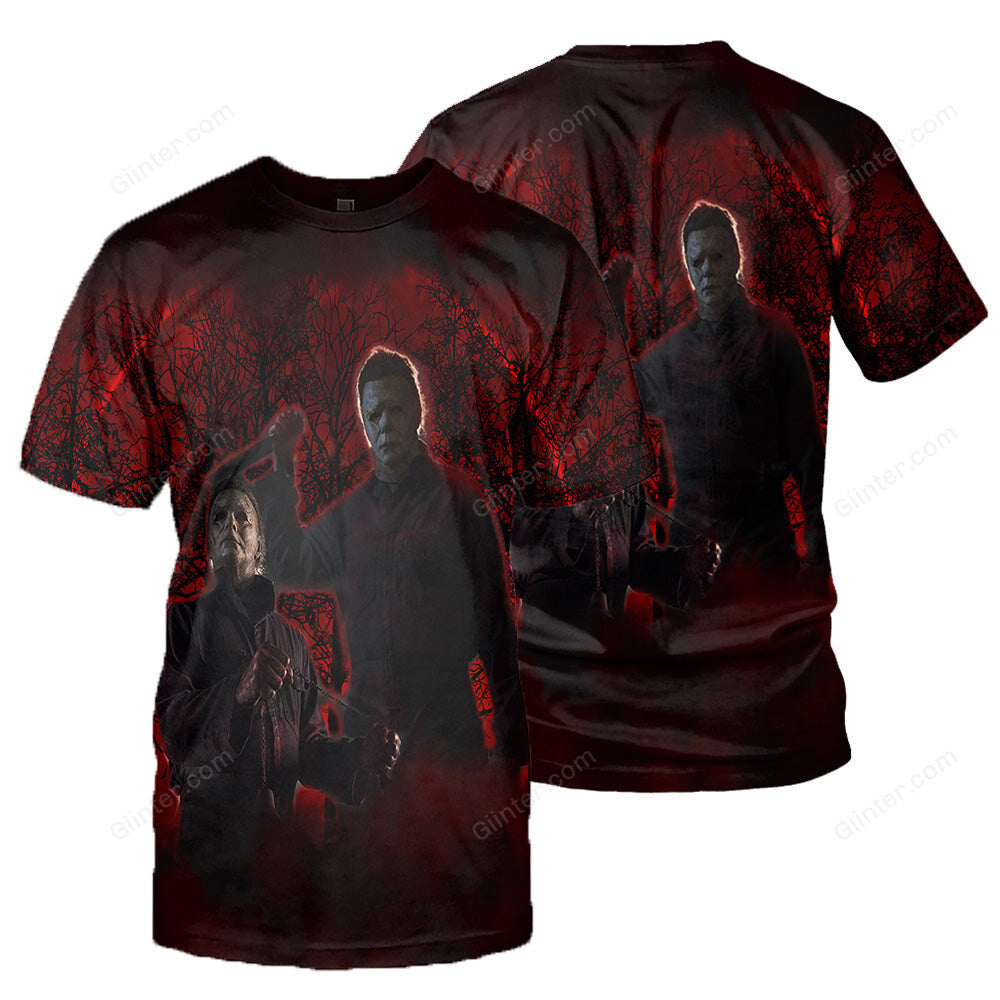Michael Myers 3D All Over Printed Shirts For Men and Women 37
