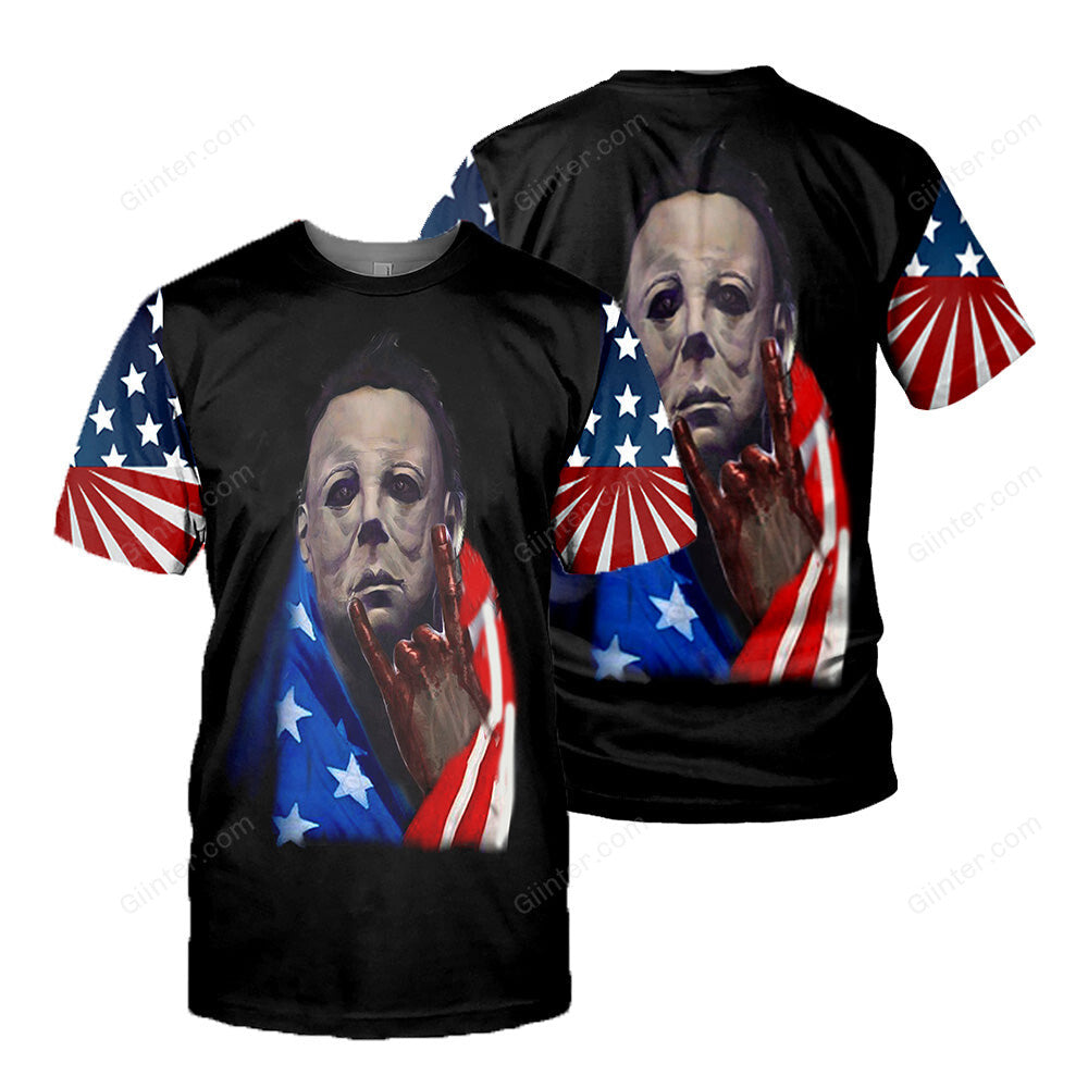Michael Myers 3D All Over Printed Shirts For Men and Women 40