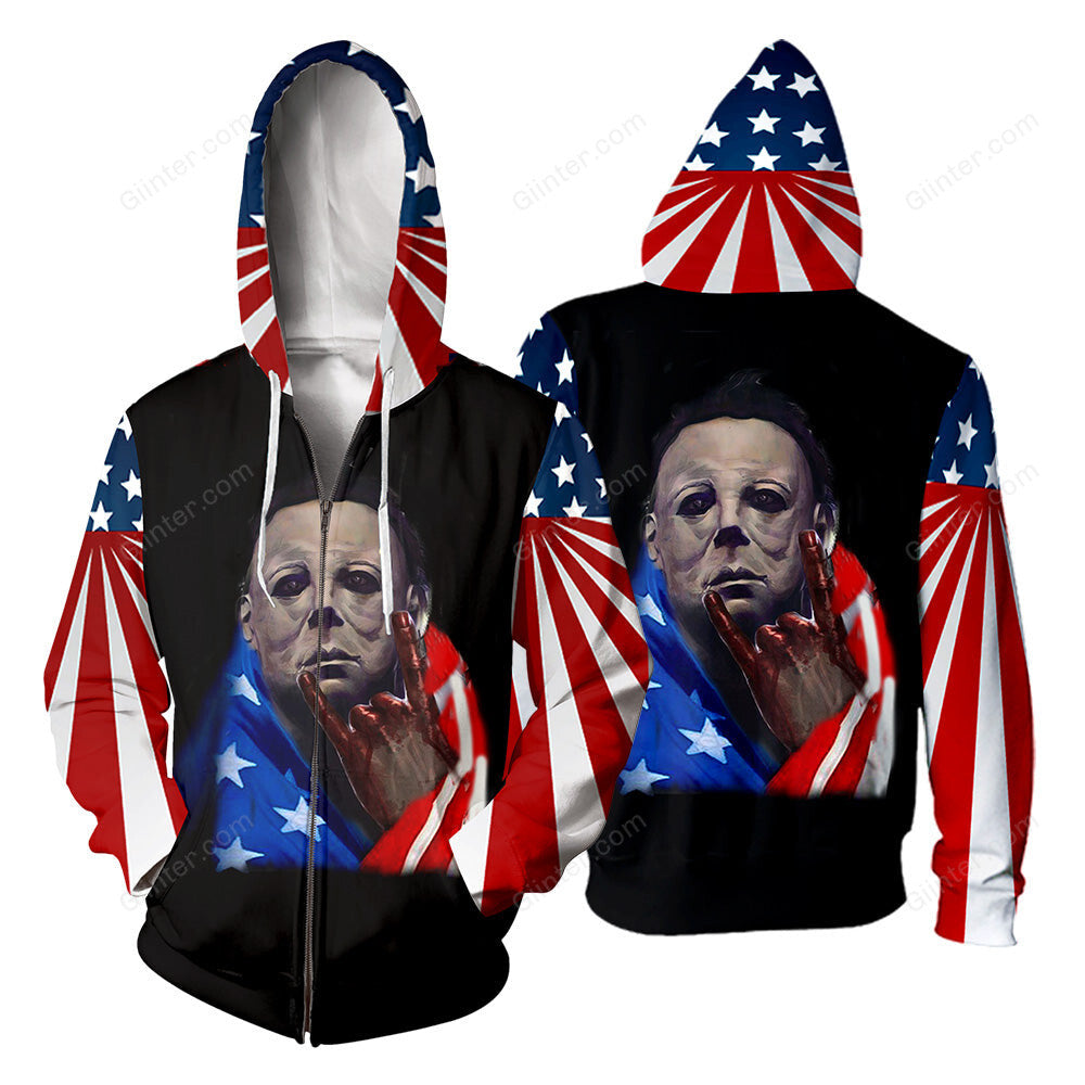 Michael Myers 3D All Over Printed Shirts For Men and Women 40