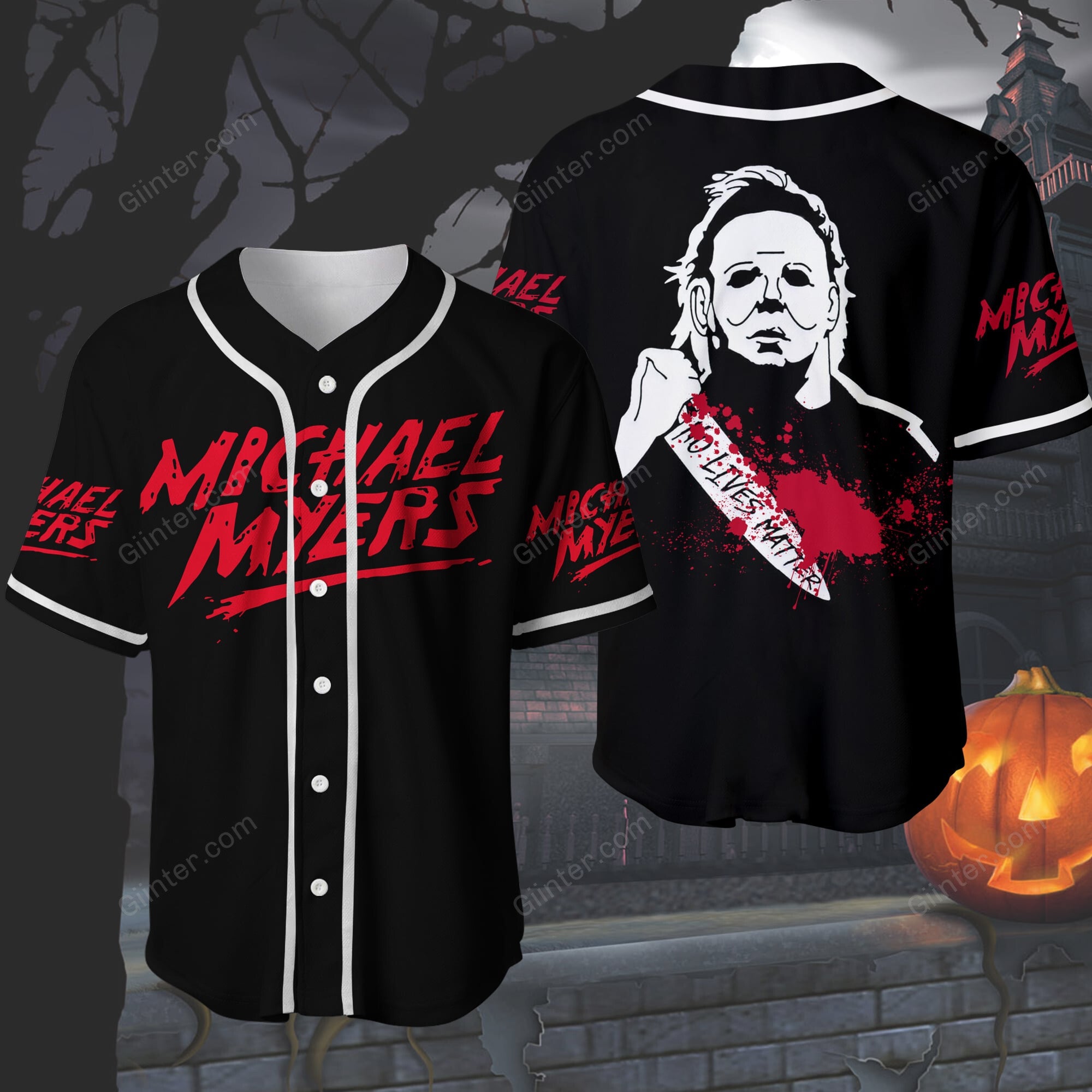 Michael Myers Baseball Shirt GINHR366