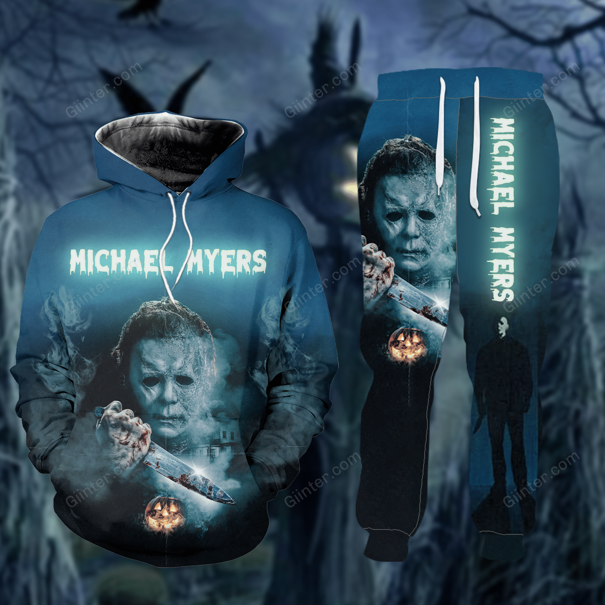 Michael Myers Combo Hoodie & Sweatpants GINHR38163
