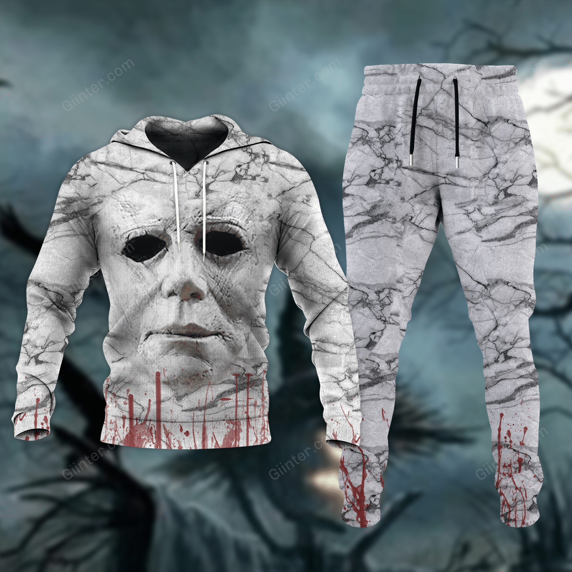 Michael Myers Combo Hoodie & Sweatpants GINHR38952