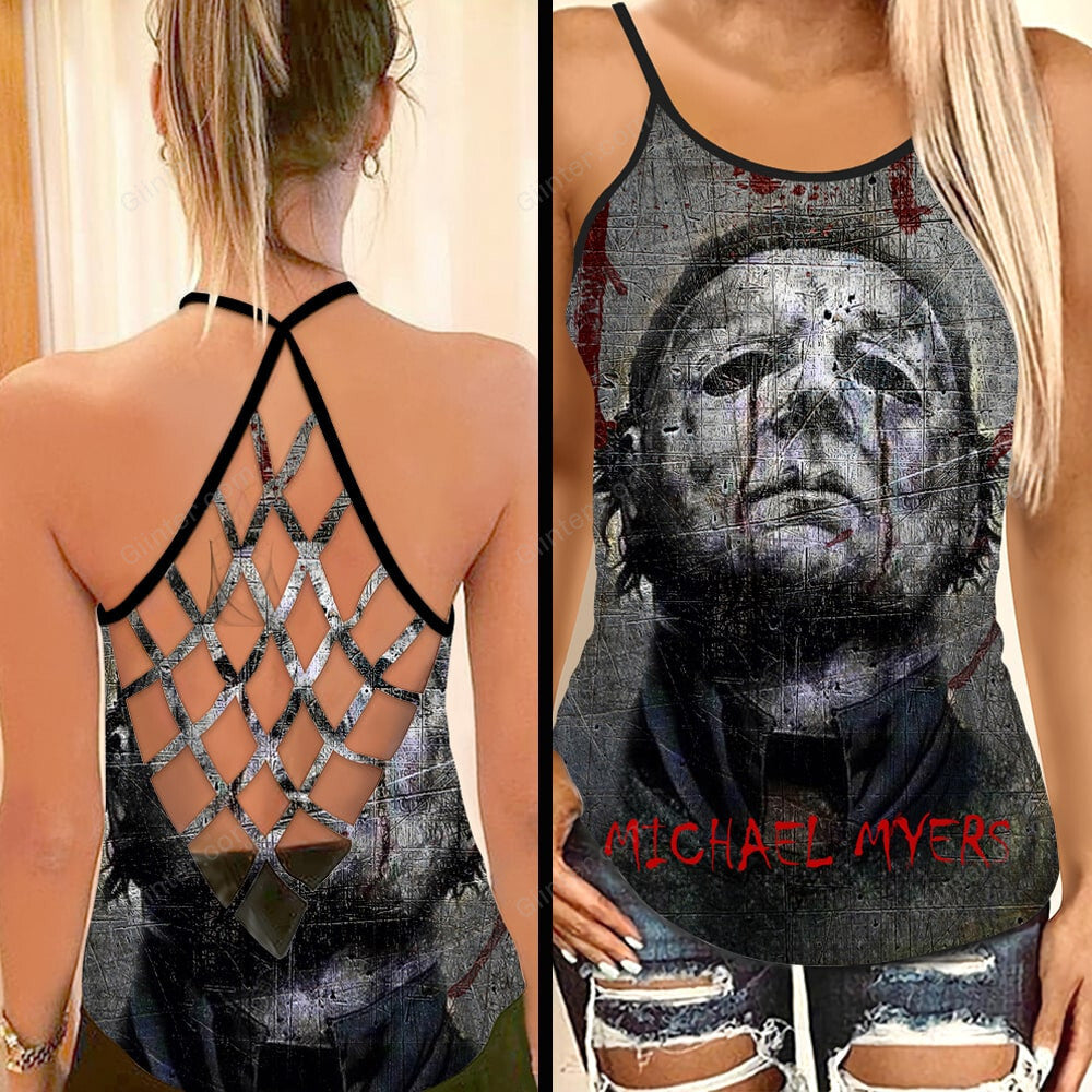 Michael Myers Halloween Criss-Cross Tank Top GINHR00098