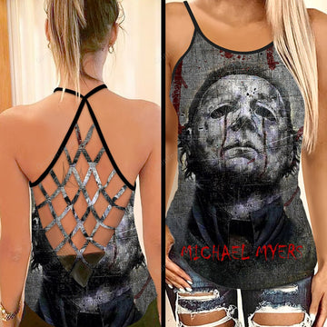 Michael Myers Halloween Criss-Cross Tank Top GINHR00098