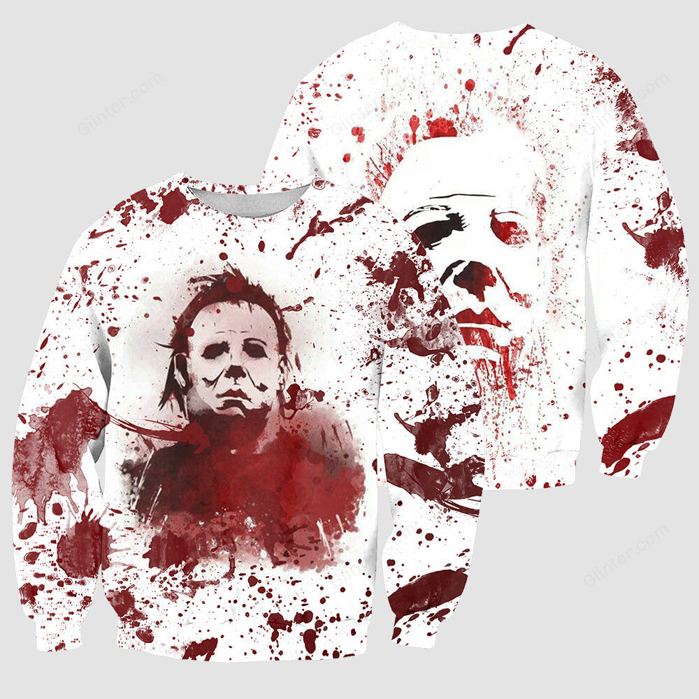 Michael Myers Halloween 3D All Over Printed Shirts GINHR00014