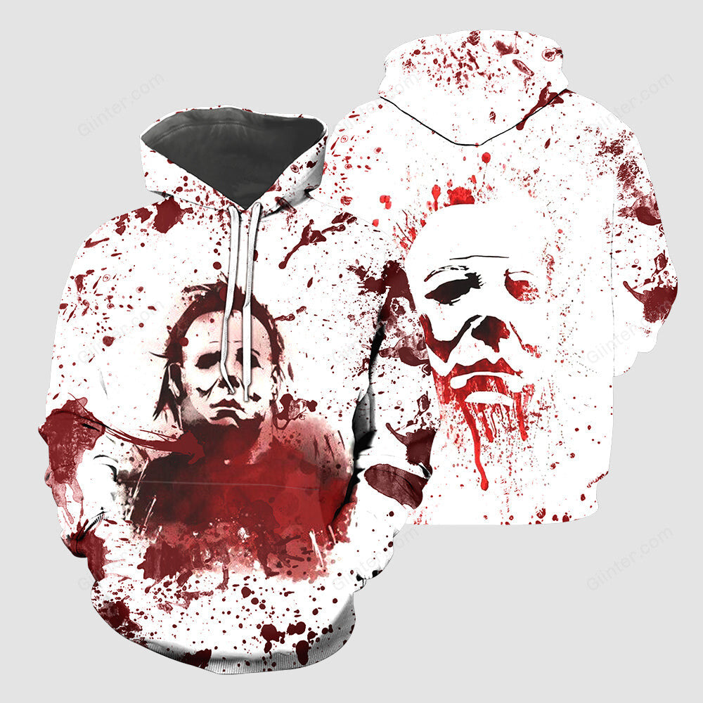 Michael Myers Halloween 3D All Over Printed Shirts GINHR00014