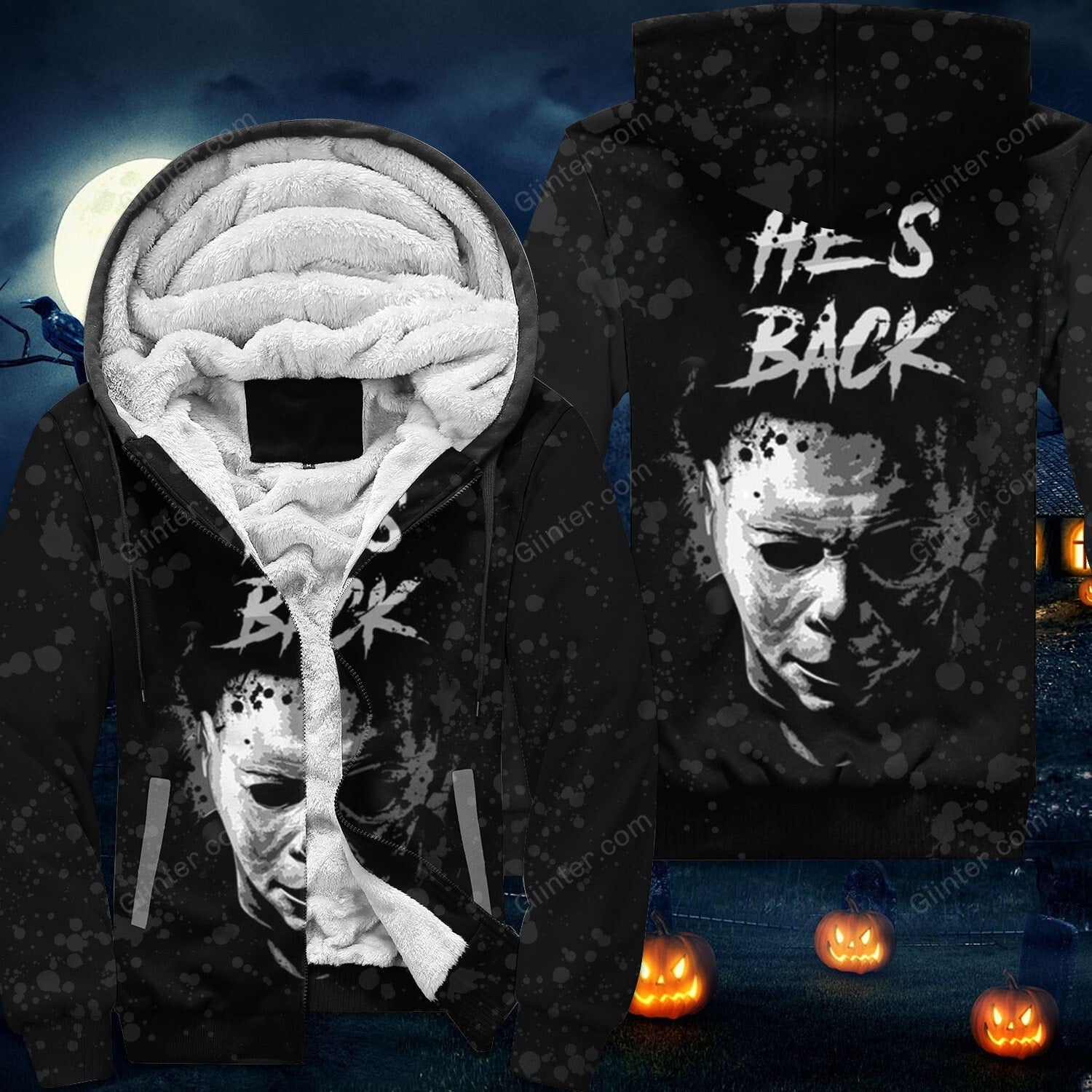 Michael Myers Halloween He's Back 3D All Over Printed Shirts GINHR36916