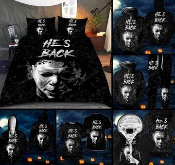 Michael Myers Halloween He's Back 3D All Over Printed Shirts GINHR36916