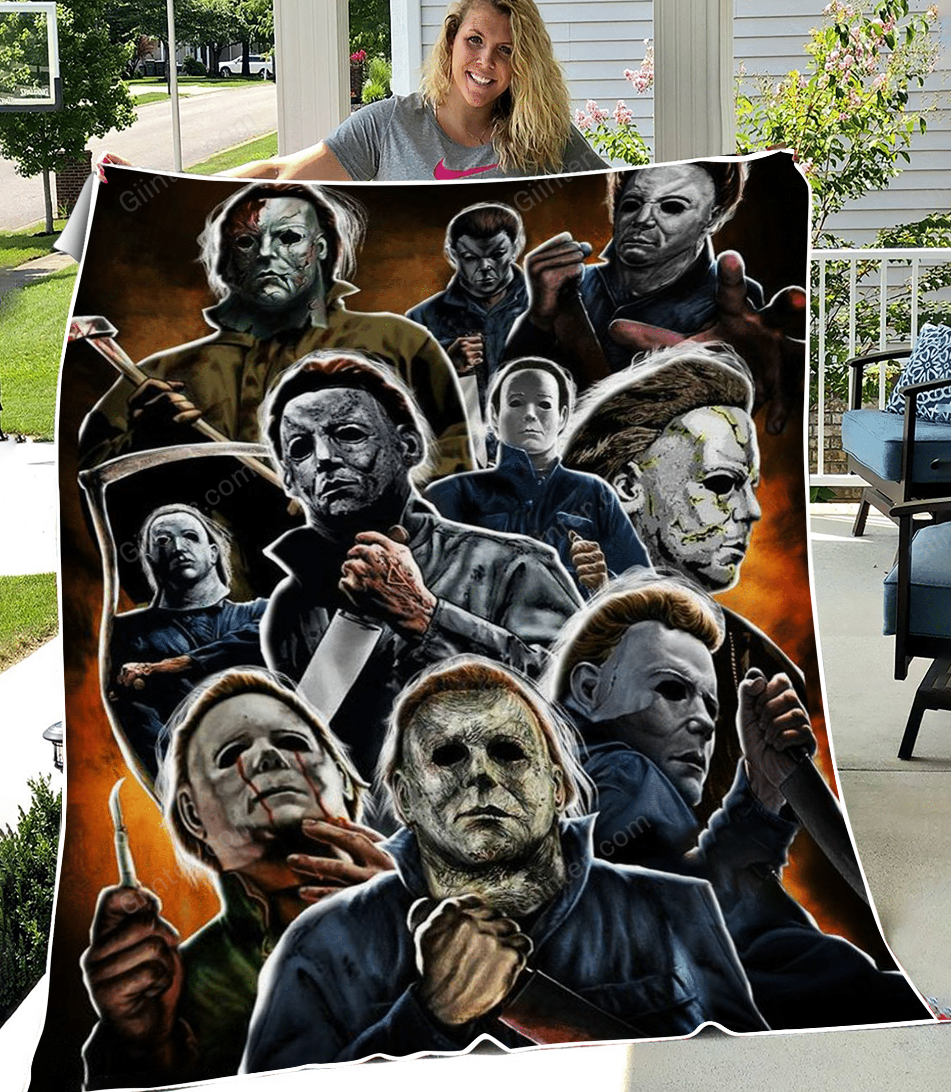 Michael Myers Horror Fleece Blanket GINHR40210