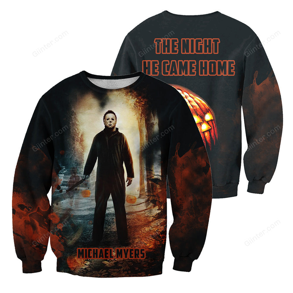 Michael Myers The Night He Came Home 3D All Over Printed Shirts For Men and Women 295