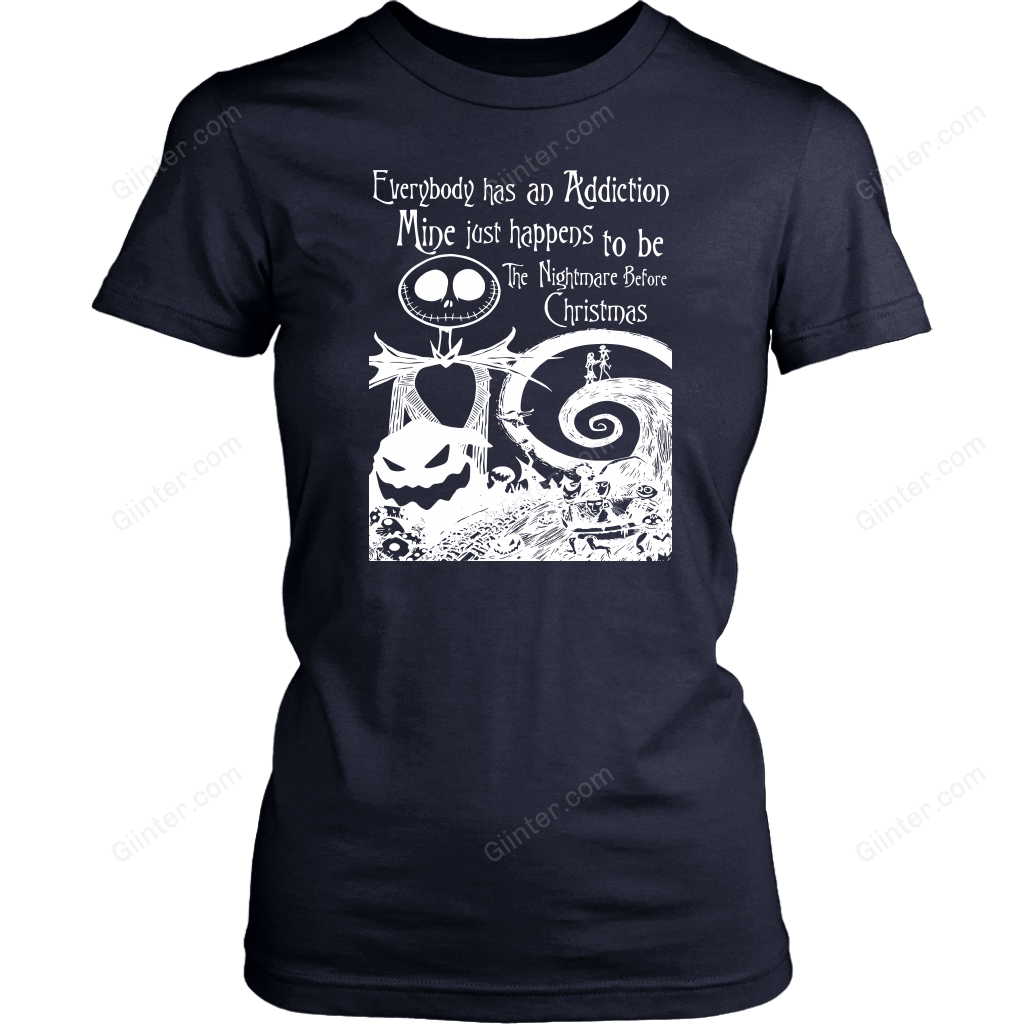 My Addiction is The Nightmare Before Christmas T-Shirt