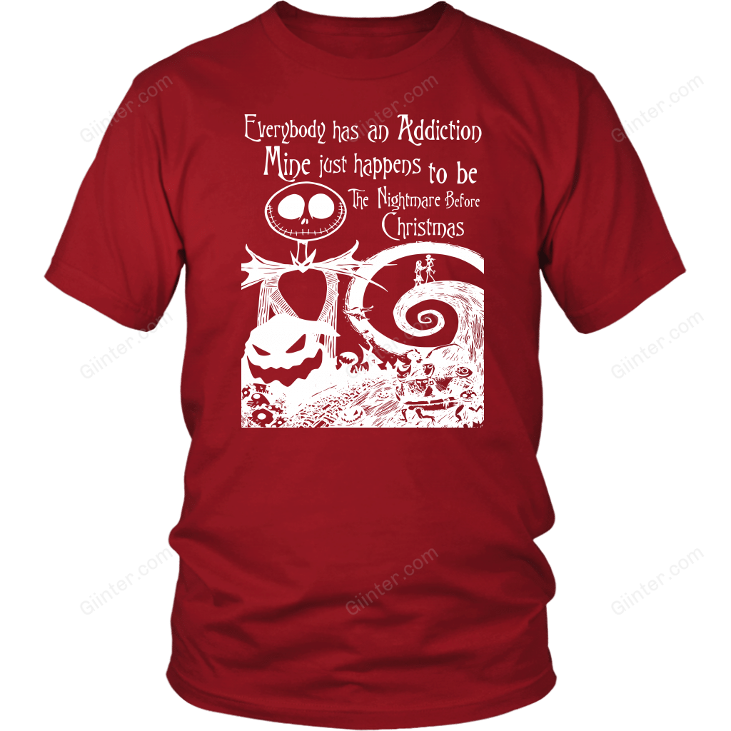 My Addiction is The Nightmare Before Christmas T-Shirt