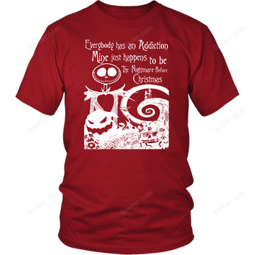 My Addiction is The Nightmare Before Christmas T-Shirt
