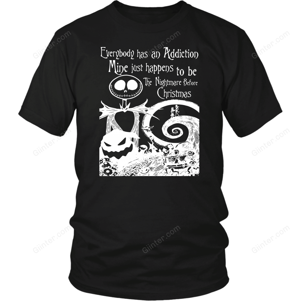 My Addiction is The Nightmare Before Christmas T-Shirt