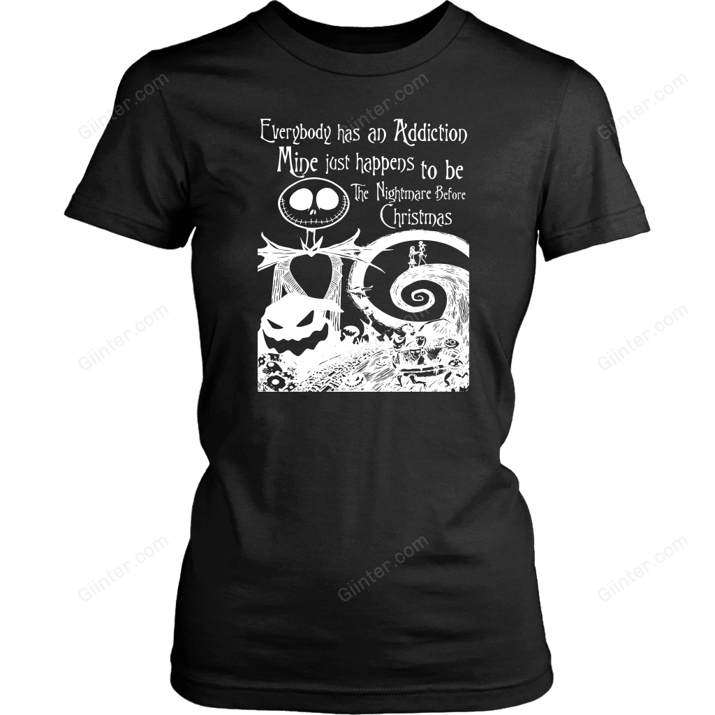 My Addiction is The Nightmare Before Christmas T-Shirt