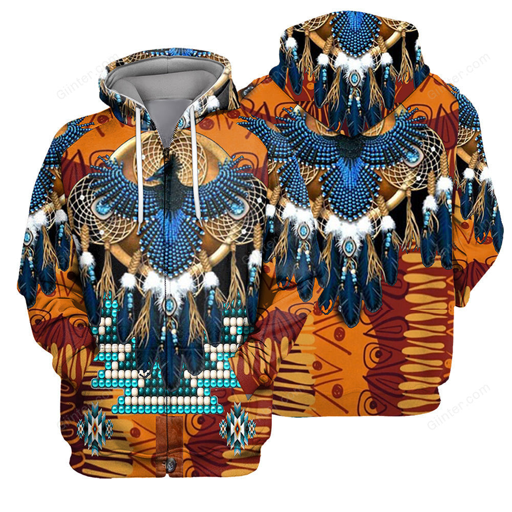 Native Pattern 3D All Over Printed Shirts For Men And Women 01