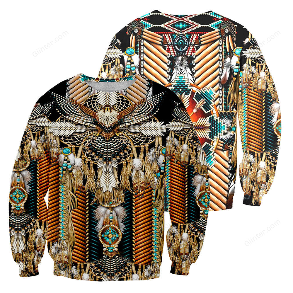 Native Pattern 3D All Over Printed Shirts For Men And Women 03