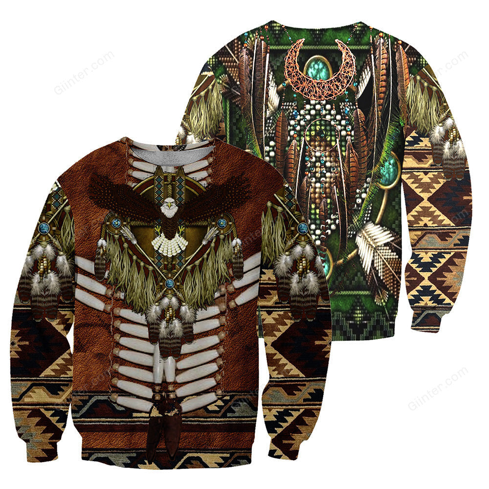 Native Pattern 3D All Over Printed Shirts For Men And Women 12
