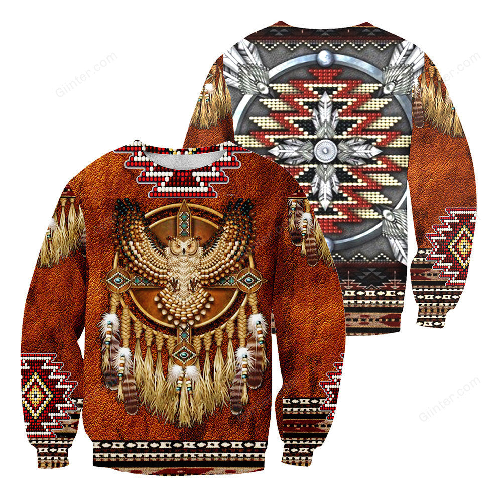 Native Pattern 3D All Over Printed Shirts For Men And Women 13