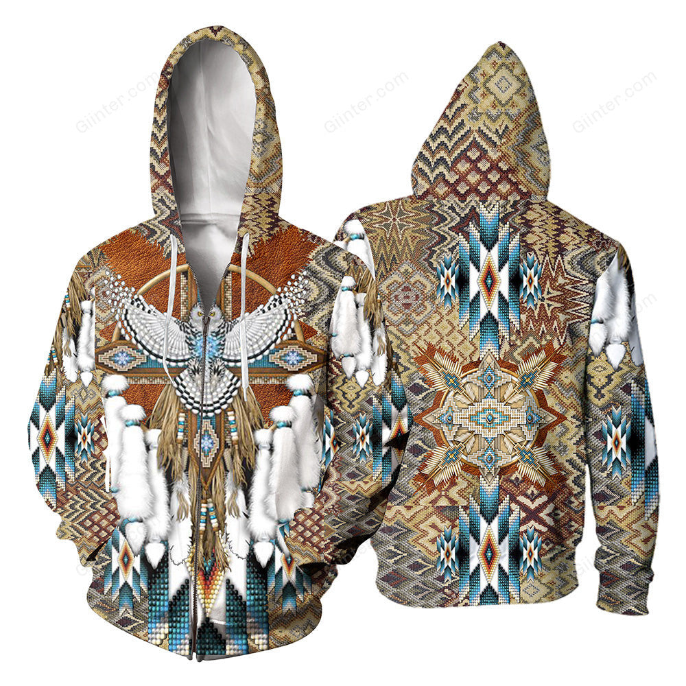 Native Pattern 3D All Over Printed Shirts For Men And Women 15