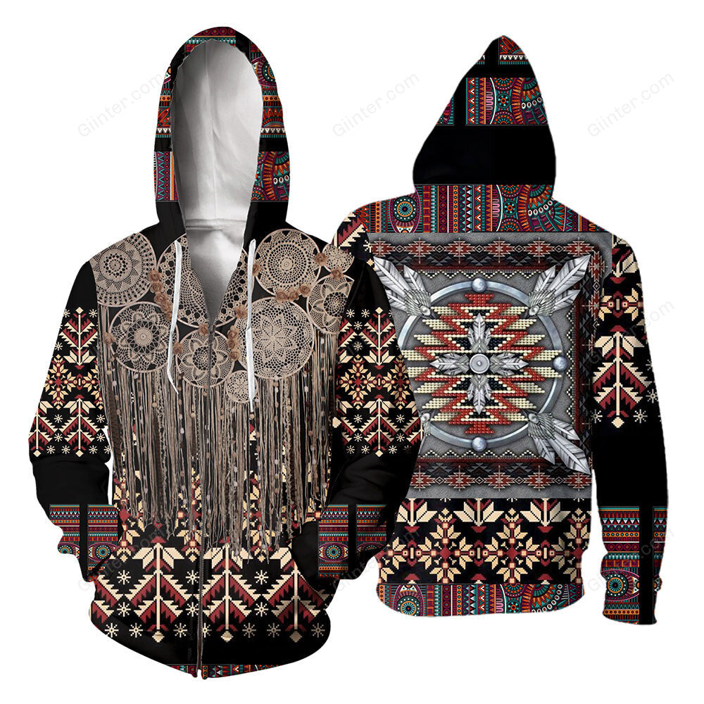 Native Pattern 3D All Over Printed Shirts For Men And Women 17