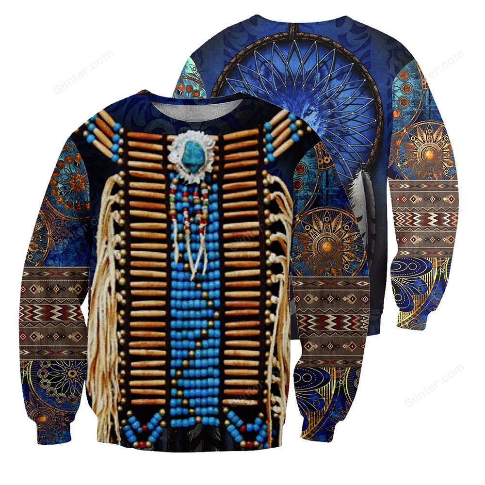 Native Pattern 3D All Over Printed Shirts For Men And Women 18