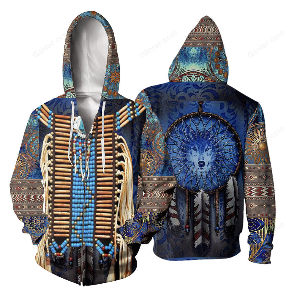 Native Pattern 3D All Over Printed Shirts For Men And Women 18