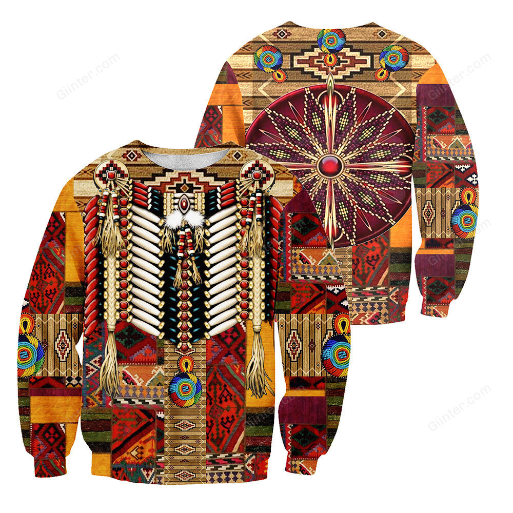 Native Pattern 3D All Over Printed Shirts For Men And Women 19