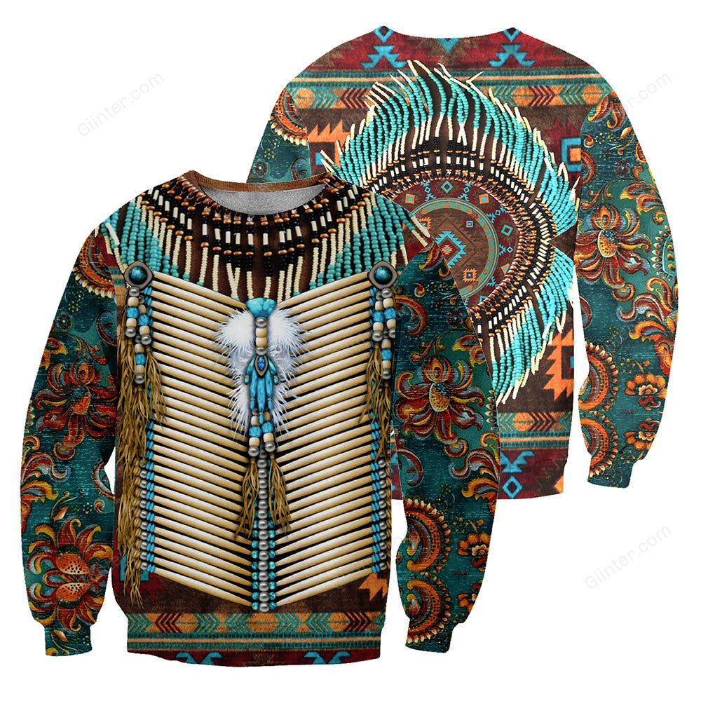 Native Pattern 3D All Over Printed Shirts For Men And Women 21