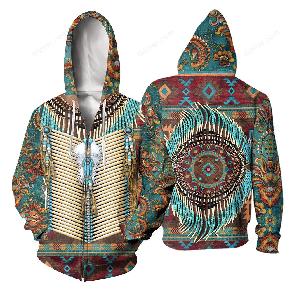 Native Pattern 3D All Over Printed Shirts For Men And Women 21