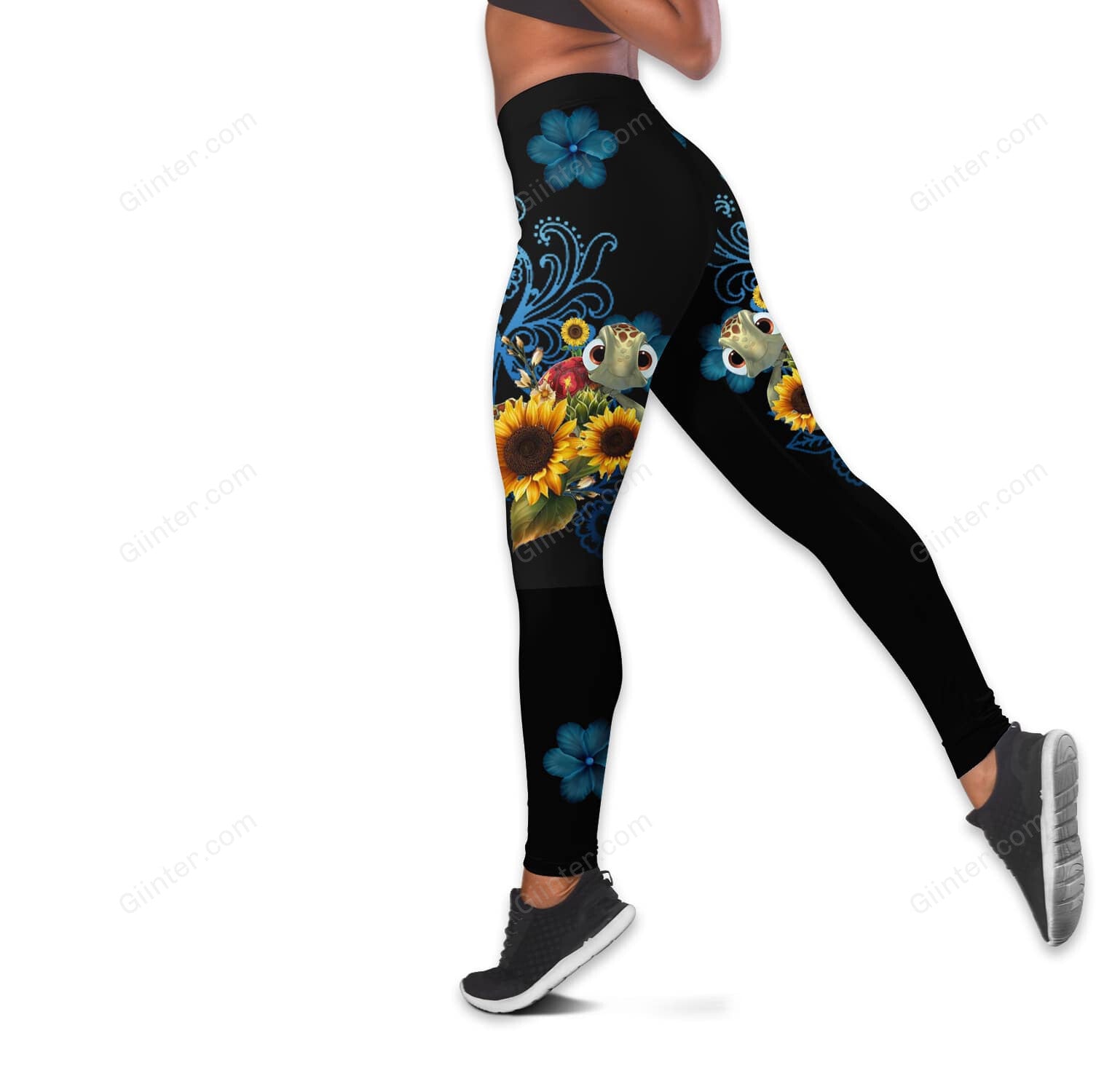 Nemo Sea Turtle Women Tank Top & Legging 46