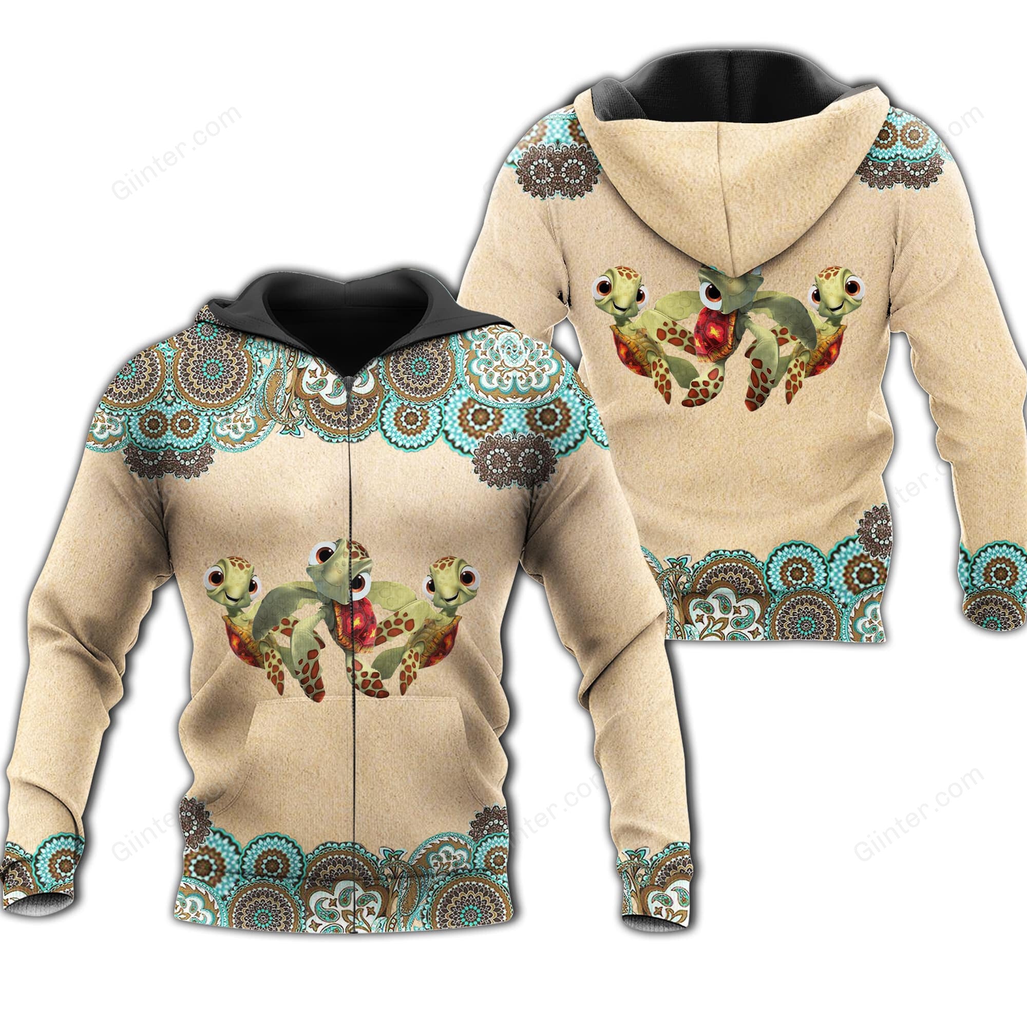 Nemo Turtle 3D All Over Printed Shirts For Men And Women 52