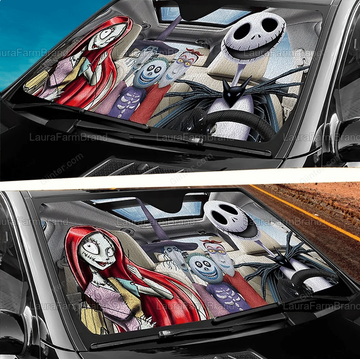 Nightmare Before Christmas Auto Sun Shade GINNBC96648