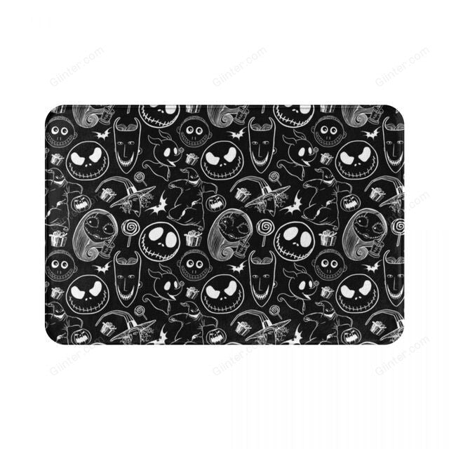 Nightmare Before Christmas Doormat Rug