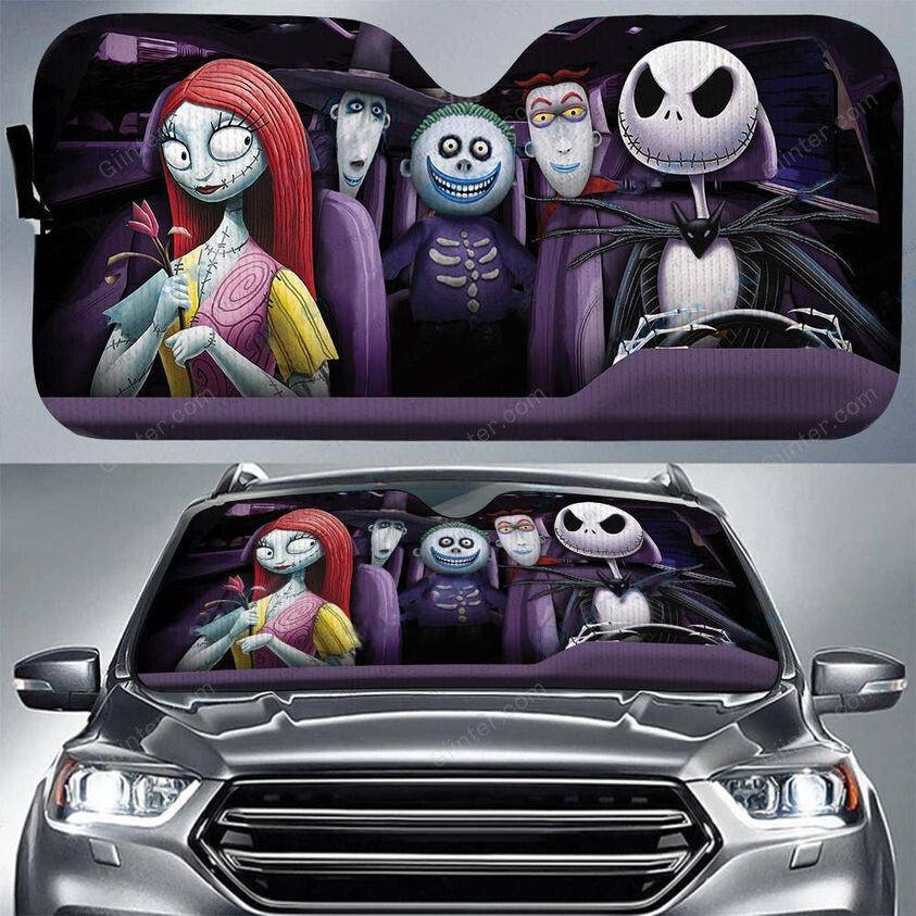 Nightmare Before Christmas Auto Sun Shade GINNBC98641