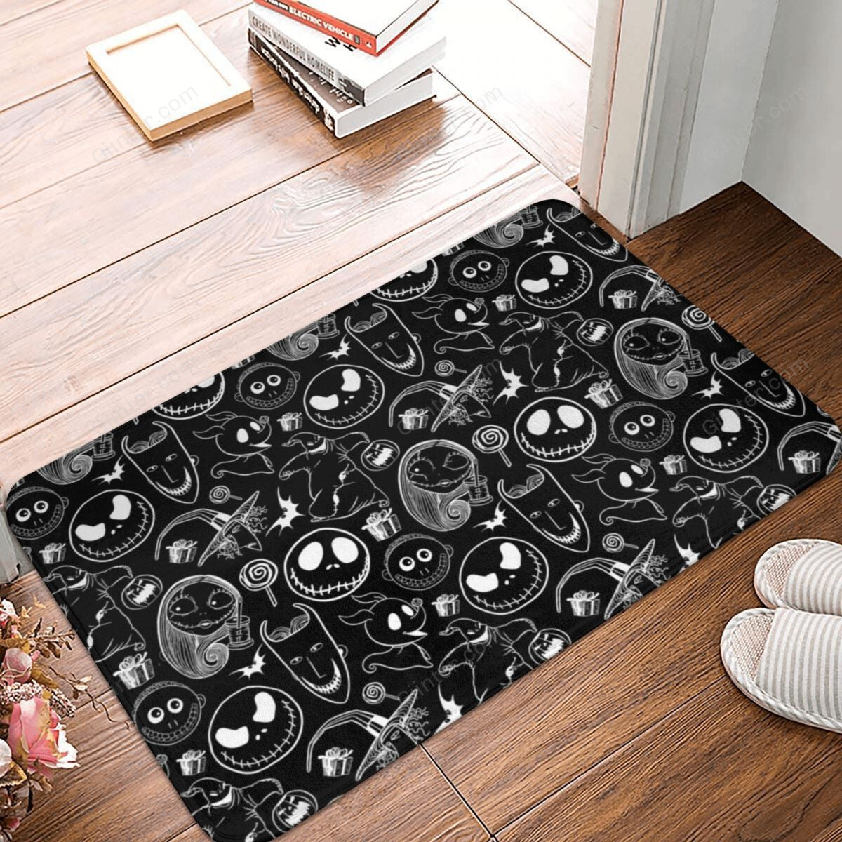 Nightmare Before Christmas Doormat Rug