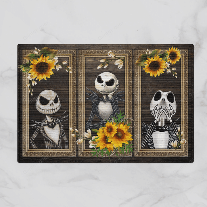 NIGHTMARE SUNFLOWER DOOR MAT & BATH MAT