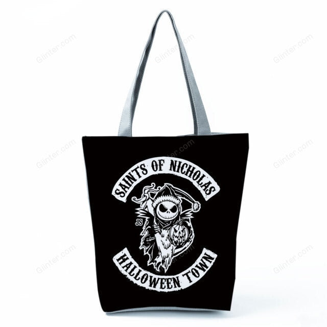 Nightmare Before Christmas Tote Bag Coolest Halloween