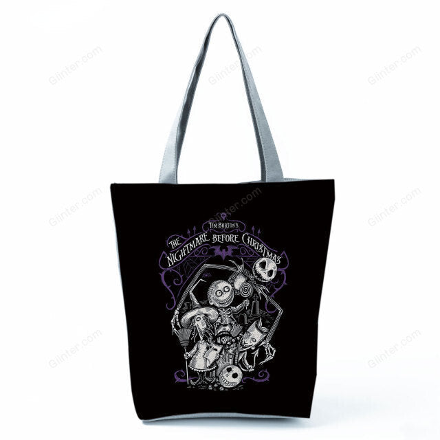 Nightmare Before Christmas Tote Bag Coolest Halloween