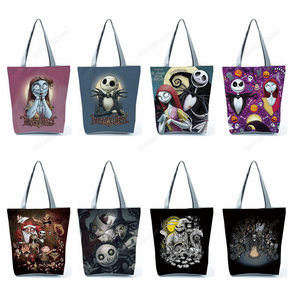 Nightmare Before Christmas Tote Bag Coolest Halloween