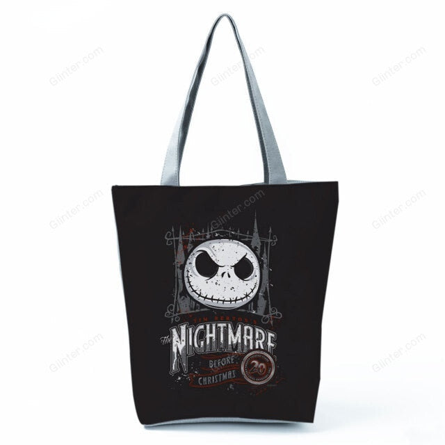 Nightmare Before Christmas Tote Bag Coolest Halloween