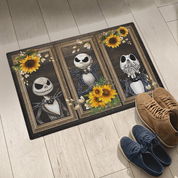 NIGHTMARE SUNFLOWER DOOR MAT & BATH MAT