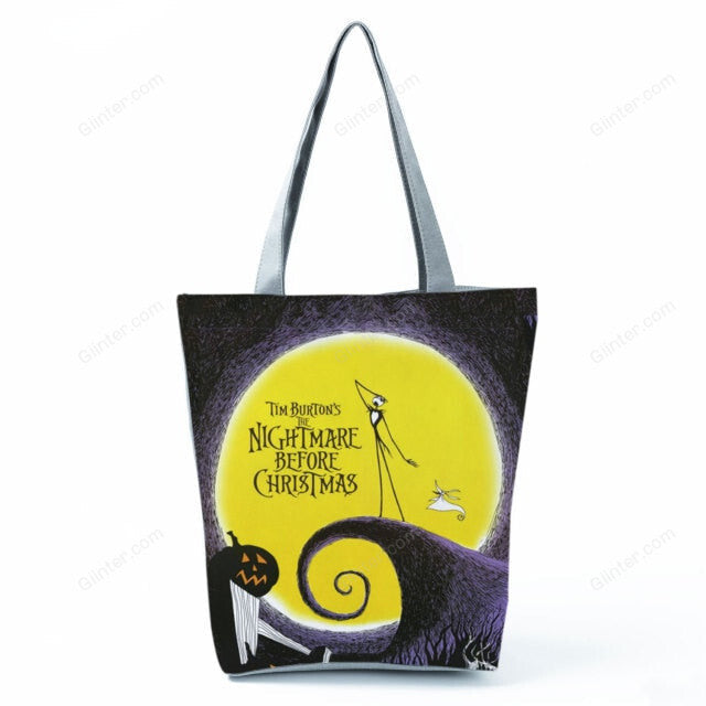 Nightmare Before Christmas Tote Bag Coolest Halloween