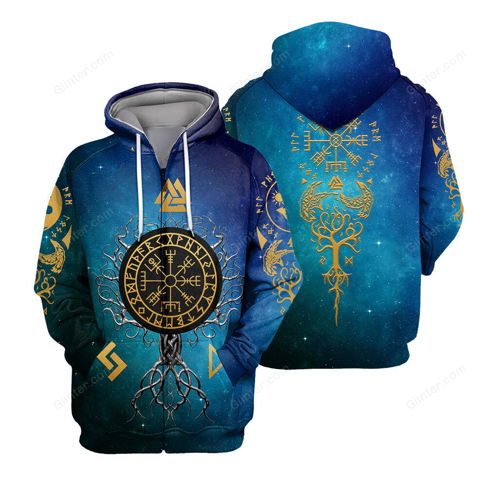Norse Tree Of Life 3D All Over Printed Shirts For Men And Women 72