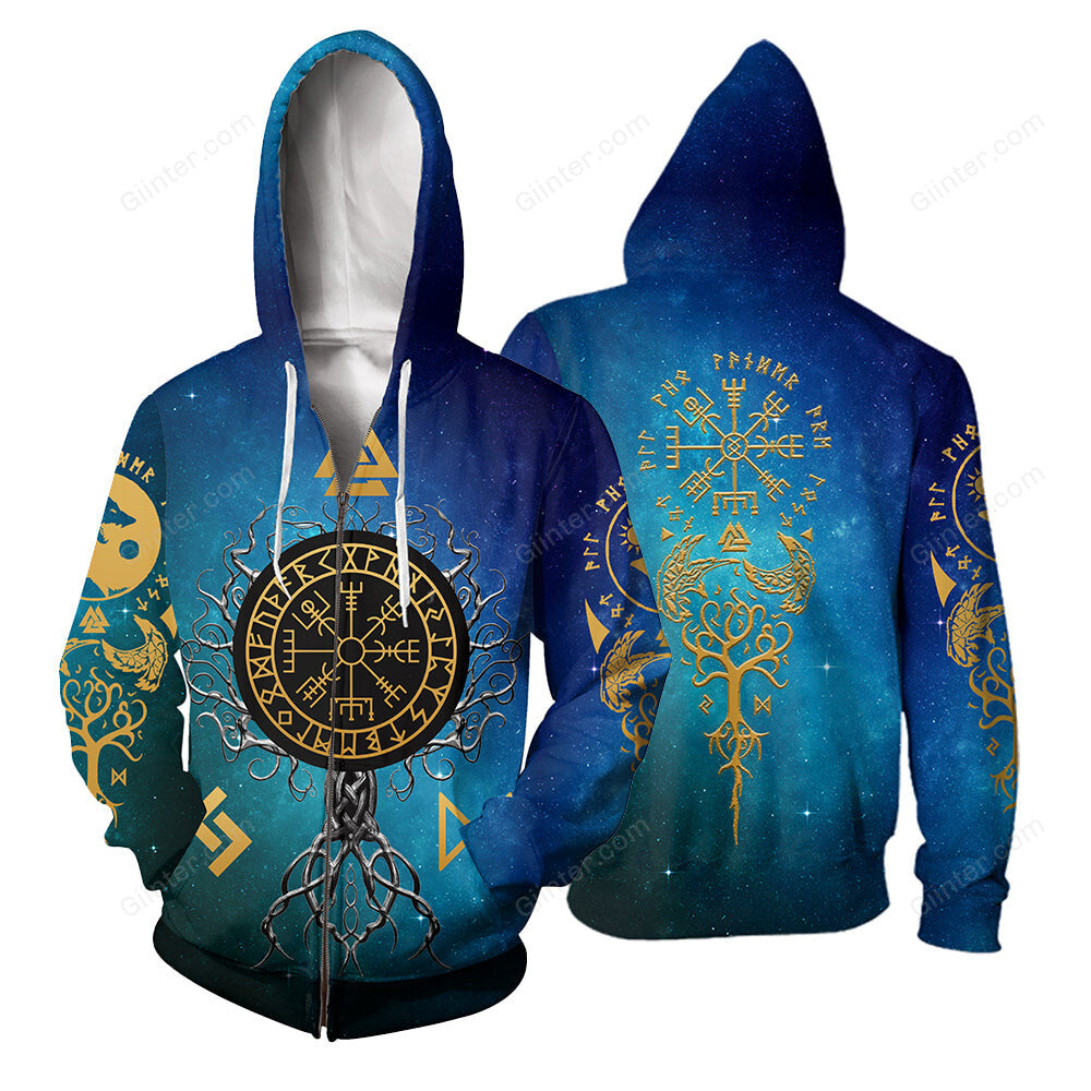 Norse Tree Of Life 3D All Over Printed Shirts For Men And Women 72