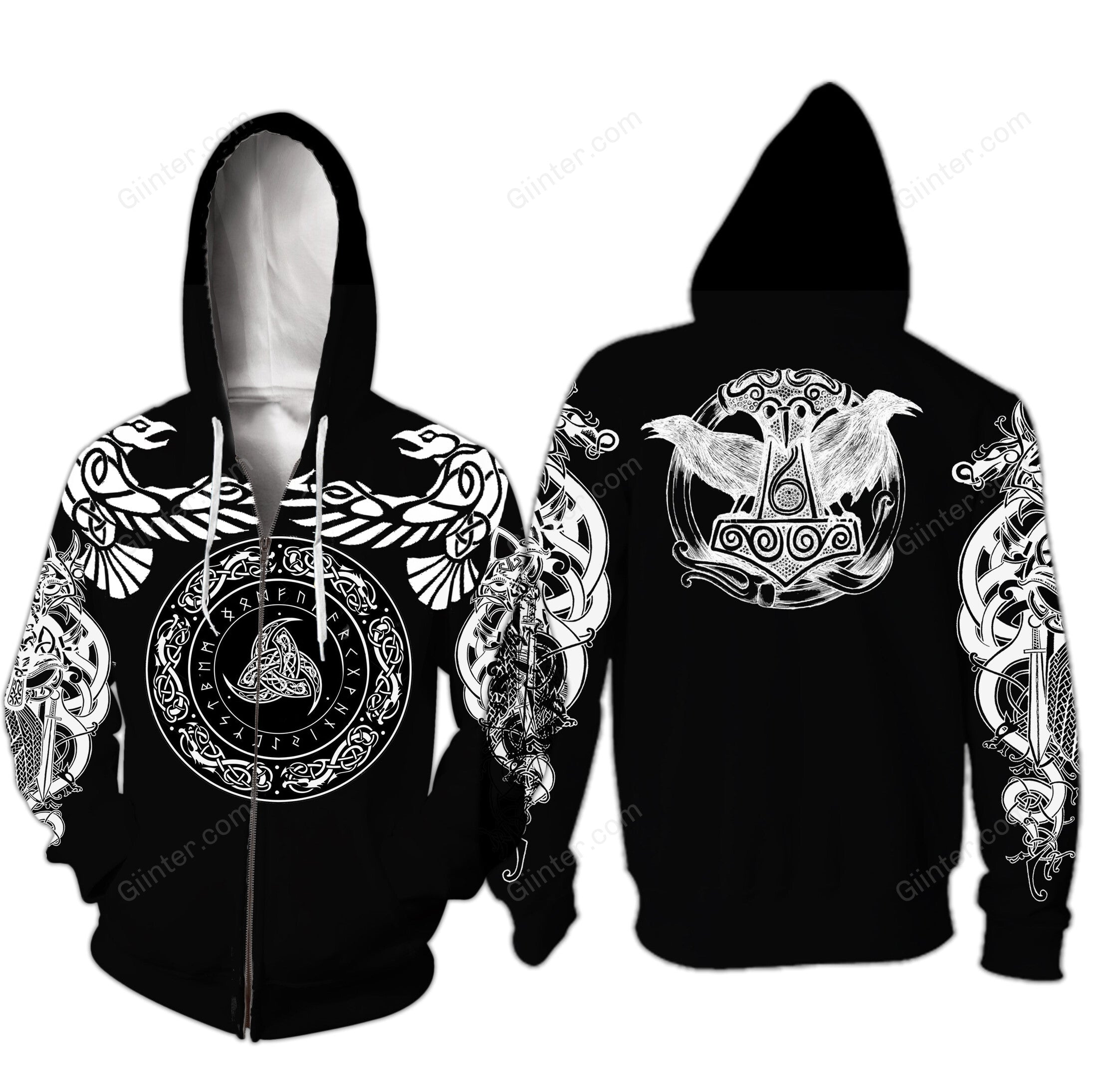 Odin & Raven 3D All Over Printed Shirts For Men And Women 101