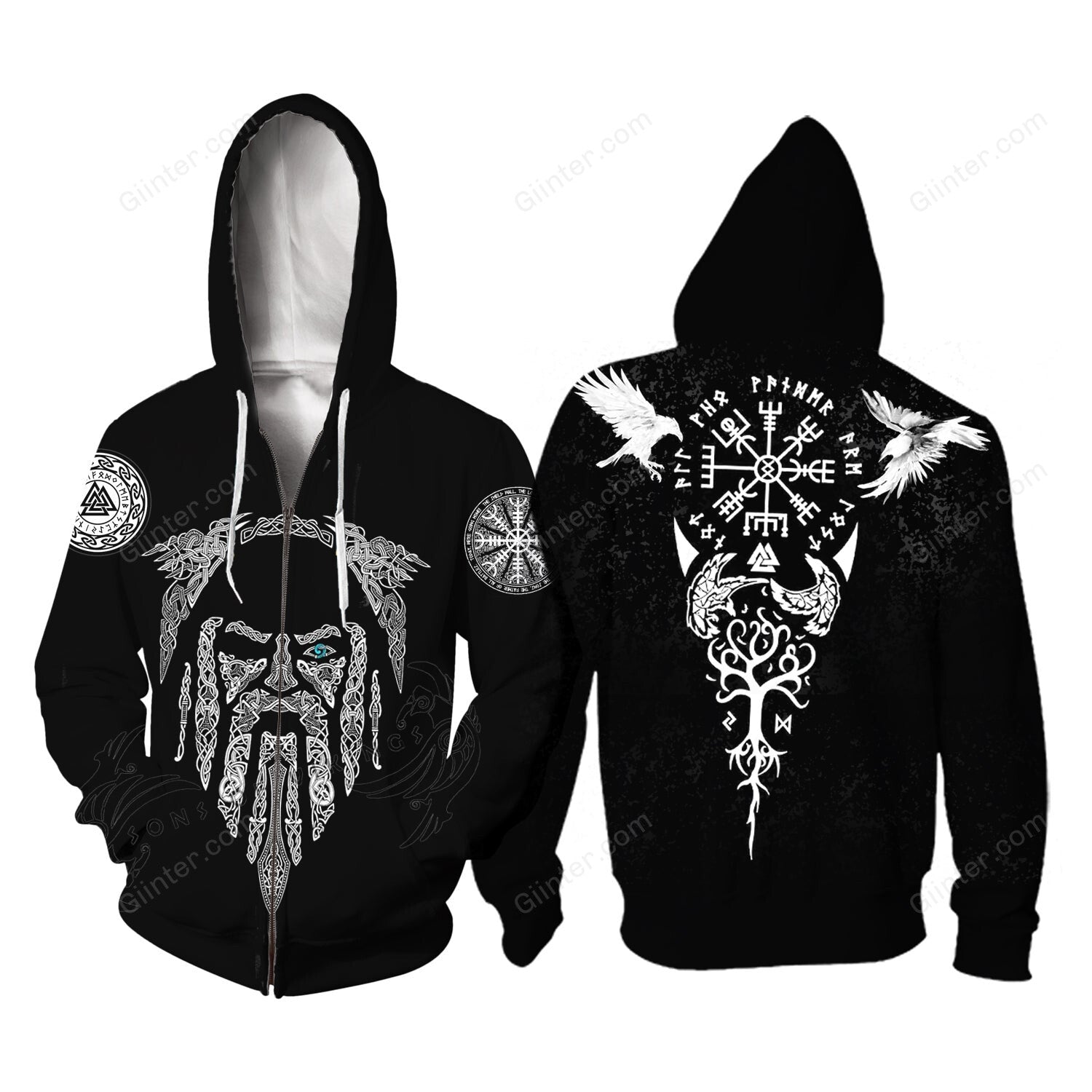 Odin 3D All Over Printed Shirts For Men And Women 107