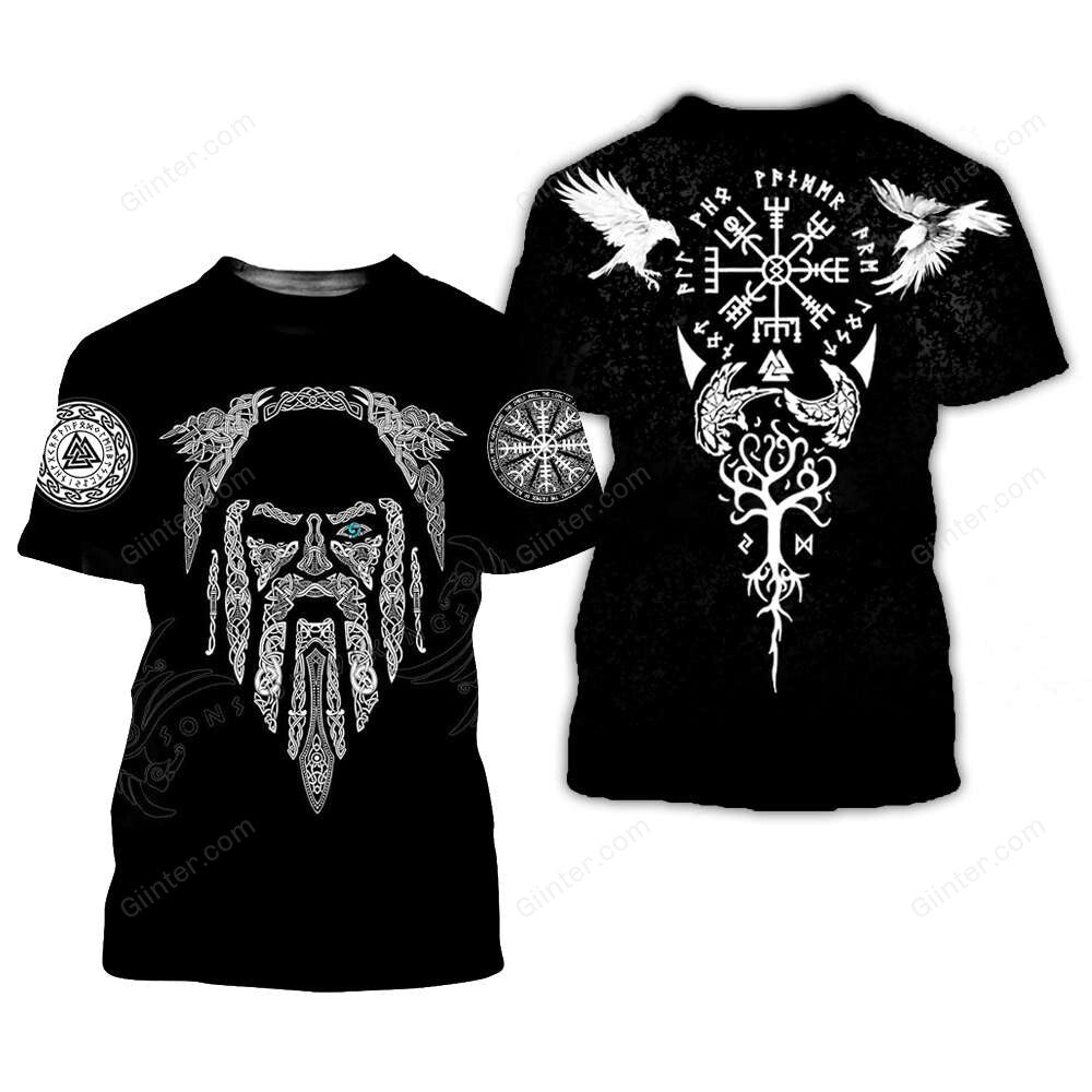 Odin 3D All Over Printed Shirts For Men And Women 107