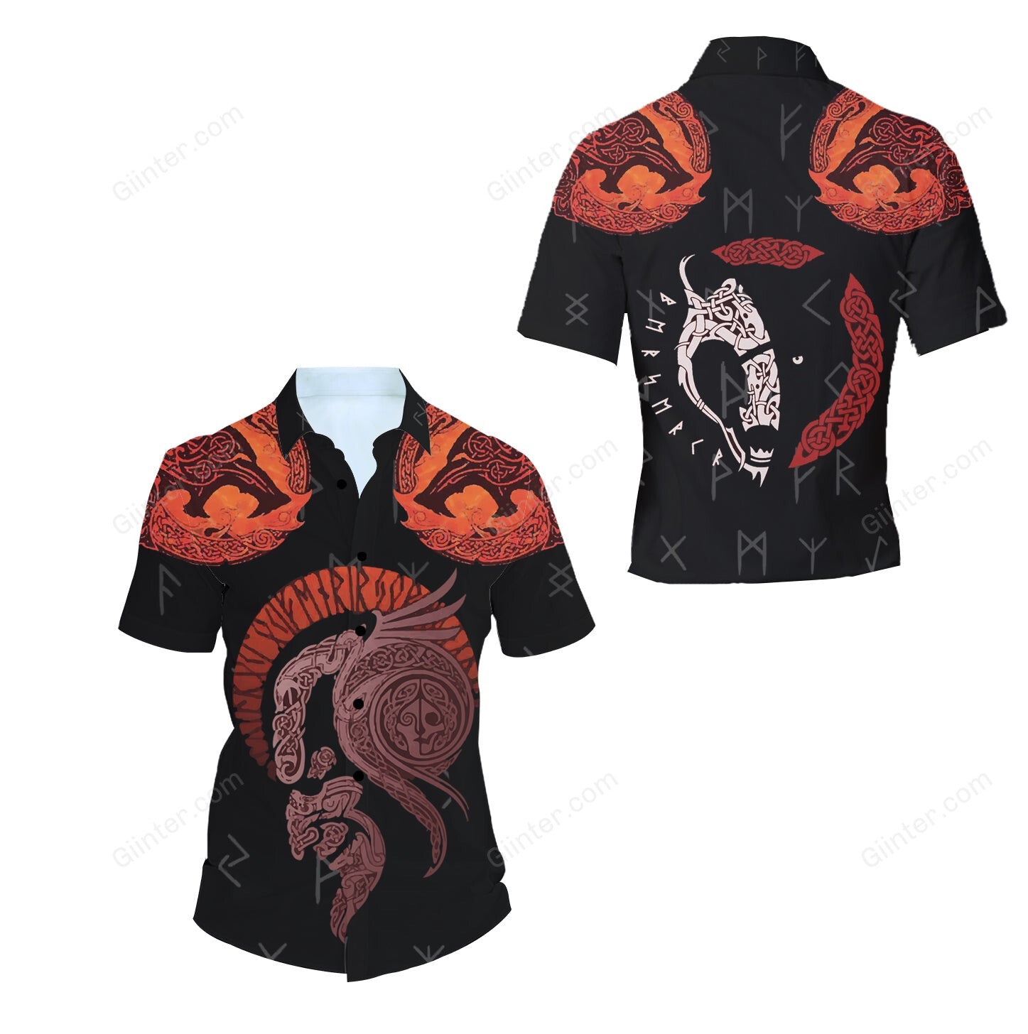 Odin 3D All Over Printed Shirts For Men And Women 77